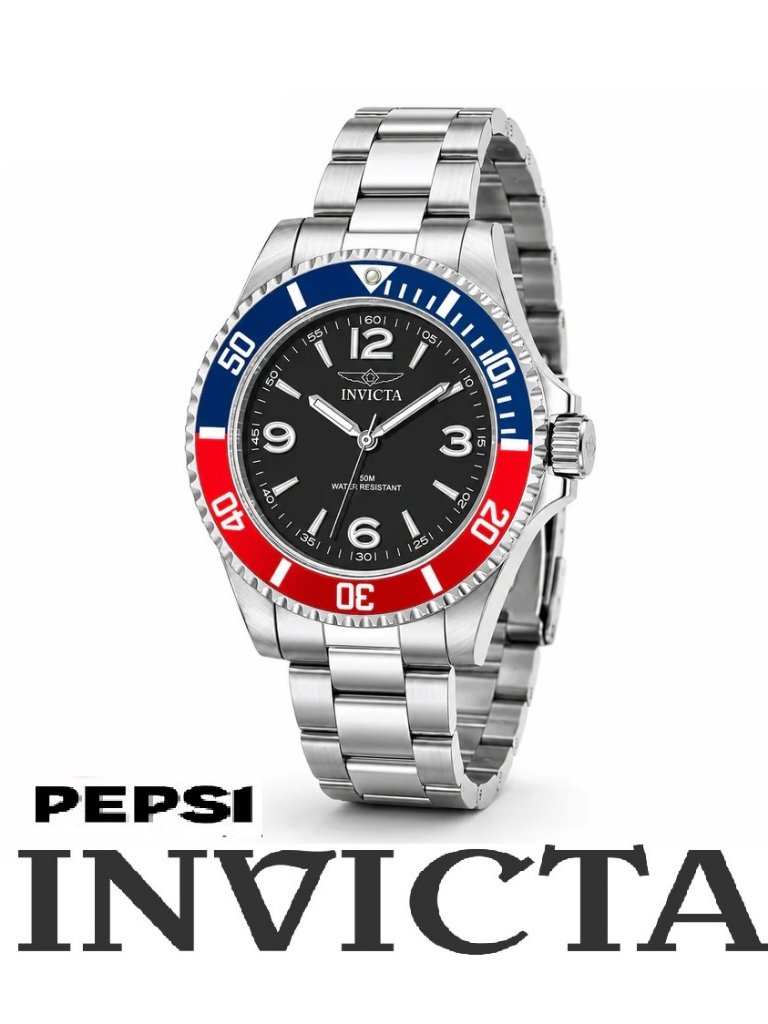 249 Invicta Specialty Rowan Mens Pepsi Red  Blue 40mm Quartz Watch Nib